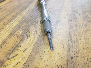 VINTAGE TOOLS Hand Push Drill Bit Brace • Rare CRAFTSMAN Spiral Drilling Tool☆US 2