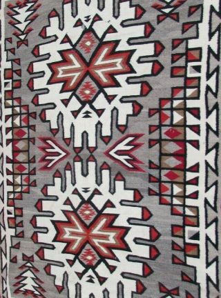 Antique Navajo Rug Teec Nos Pos Native American Indian Weaving Tapestry Textile