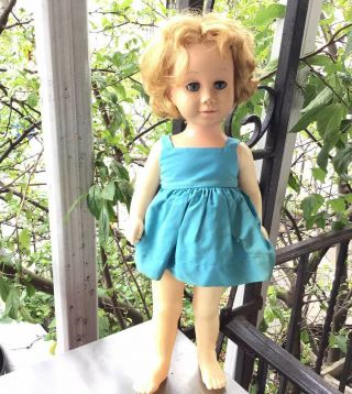 Vintage Chatty Cathy Doll Blonde Soft Face For Repair Or Parts 19” Tall