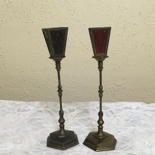 Vintage Vantines Incense Burners Lamp Post Street Light Made In France 1053