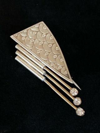 Antique Vintage Art Deco Stick Pin Hat Pin Made In France
