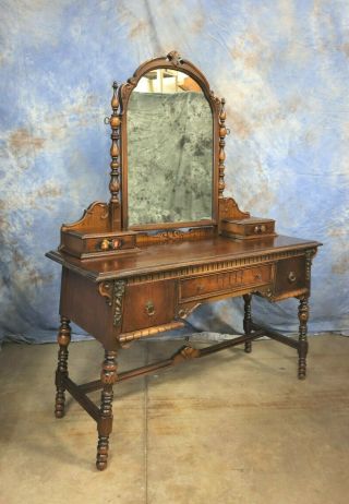 Antique Mahogany Vanity With Mirror Rockford Cabinet Co