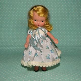 Vintage Nancy Ann Storybook Bisque Doll 115 " Lucy Locket " Fl Excel