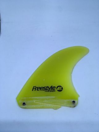 Vintage 1980’s Freestyle System Surfboard Fin 5 Inch Center Fin