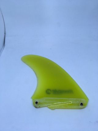 Vintage 1980’s freestyle system Surfboard Fin 5 inch center fin 2