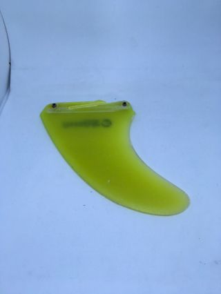 Vintage 1980’s freestyle system Surfboard Fin 5 inch center fin 3