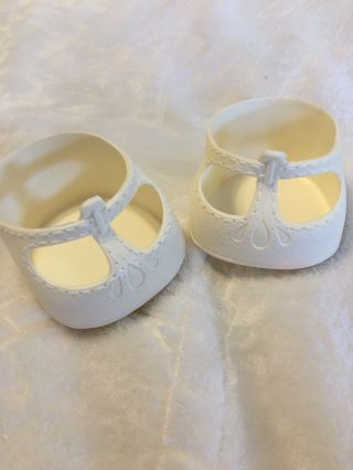 Vintage Cabbage Patch Kids Cpk Doll White Sandals Girl Newborn And Preemies