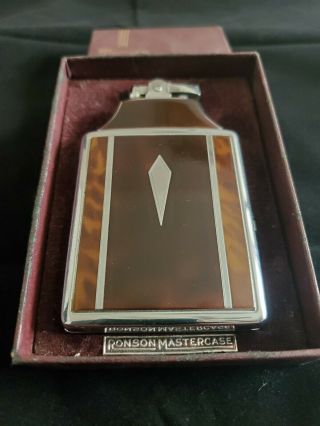 Vintage Master Case Fashioned By Ronson World Greatest Lighter
