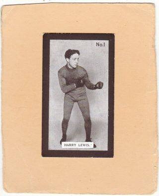 Teofani & Co Scarce Type From Famous Boxers.  No.  1.  Harry Lewis.  Ref.  H 721.  Isd 1925