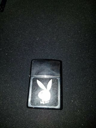Zippo Playboy Vintage Black And White Bunny Pinup