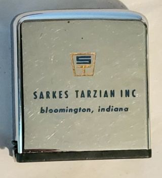 Vintage Zippo Tape Measure Rule Sarkes Tarzian Inc Bloomington Indiana