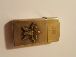 Vintage Brass,  Marlboro Zippo Lighter