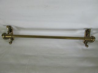 Vintage Brass Towel Rack Bars Holders for Bathroom,  Victorian Style,  Set of 3 2