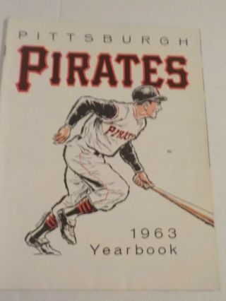 Vintage Baseball 1963 Pittsburgh Pirates Team Yearbook Forbes Field Clemente