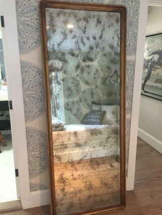 Uttermost Antiqued Gold Leaf Floor Mirror 78 " X 30 " - Two Available