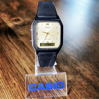 Vintage 1994 Casio Aq - 48 Analog Digital Watch Mod1301 Ana Digi,  Orig Band