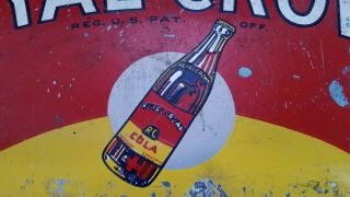 Antique Royal Crown Cola RC Sign Soda Vintage Pop 3