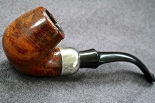 Well Smoked Peterson System 0 317 England Made 1/2 Bent Billiard. 2
