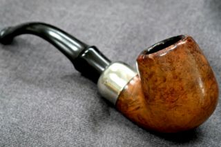 Well Smoked Peterson System 0 317 England Made 1/2 Bent Billiard. 3