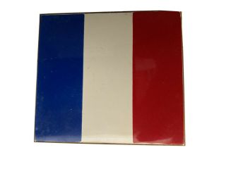 Vintage Elgin American Cigarette Case,  Red White And Blue Enamel