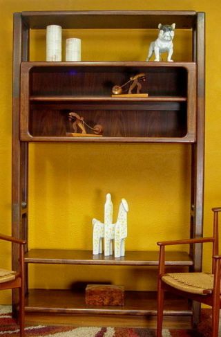 Dyrlund Of Denmark Rosewood Mid Century Display Cabinet / Shelving Unit