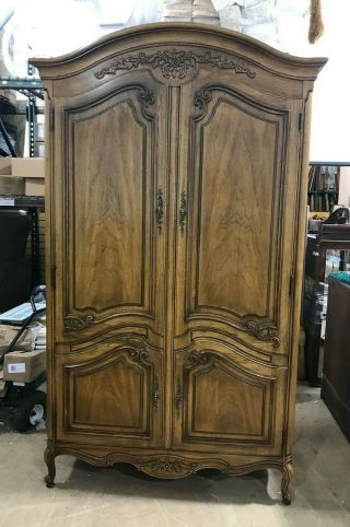 French Style Thomasville Wooden Armoire