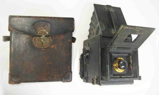 Cased Auto Graflex 1904 Folmer & Schwing Mfg 3 1/4 X 4 1/4 - Pre Kodak Acquisition