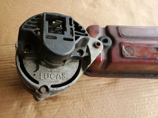 Mg Parts Vintage Red Valve Cover & Lucas Alternator $5 Start