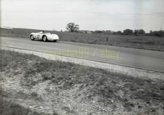 Ernie Erickson 27 Porsche 718 Rsk - 1959 Road America - Vintage Race Negative