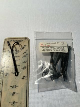Vintage Partridge England Low Water Doubles Hooks Salmon Fly Tying