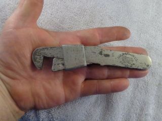 Old Antique Or Vintage Small Us Wrench Co.  Quick Adjust Wrench Collectible Tools