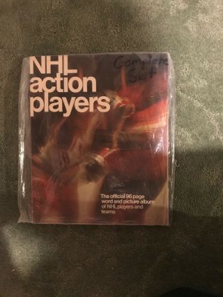 Loblaws Nhl Action Players 1974 - 75 Album And Stamps Complete Set