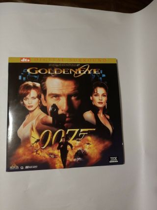 Rare Vintage Goldeneye 007 Dts Digital Surround Laserdisc 2 Discs