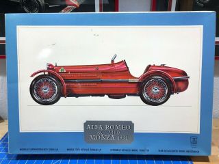 Vintage Pocher 1931 Alfa Romeo 8c 2300 Monza 1/8 Model Kit K/71