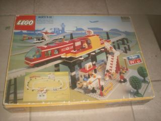 1991 Lego 6399 Airport Shuttle Monorail Complete Vintage