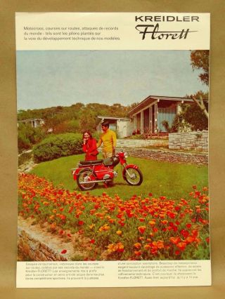 Vintage Kreidler Florett Tm Rs Motorcycle Brochure Specifications Racing Factory