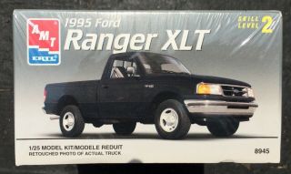 Rare NOS Factory 1995 Ford Ranger XLT Pickup Truck Kit by AMT 3