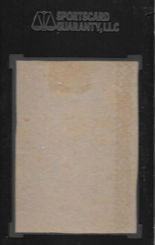 HAMMERIN HANK AARON HAND CUT 1961 POST CEREAL BOX 107 SGC GRADED AUTHENTIC ABC 2