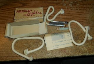 Early Imco Foxhole Lighter Military Lighter/in Box/nice/rare
