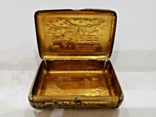 Antique 1900s Tin Match Safe Bryant & Mays Limited Vesta Case