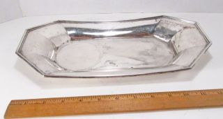 Antique 1910 Durgin Co.  Usa Fairfax Pattern Sterling Silver Small Serving Tray