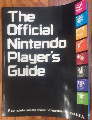 1987 Vintage The Official Nintendo Players Guide Classic Video Games