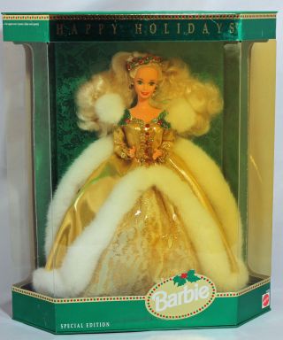 Barbie 12155 Ln Box 1994 Happy Holidays Doll