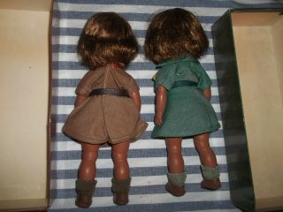 1965 African American Girl Scout Dolls EFFANBEE one Brownie No Hats. 3