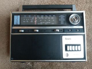 Vintage Sears Solid State Multi - Band Am/fm Radio With Cb