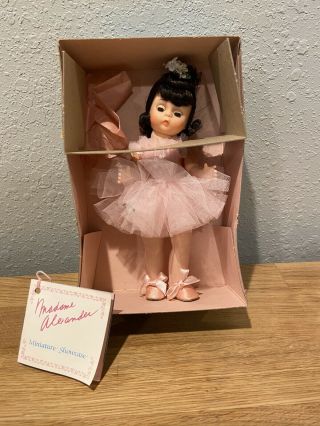Vintage Madame Alexander 8 " Doll Miniature Showcase Ballerina