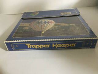 VTG 80’s Mead Trapper Keeper Notebook with 3 Folders - Hot Air Balloon 2