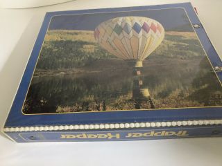 VTG 80’s Mead Trapper Keeper Notebook with 3 Folders - Hot Air Balloon 3