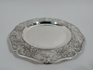 Victorian Plate - Antique Serving - English Sterling Silver - James Garrard 1887