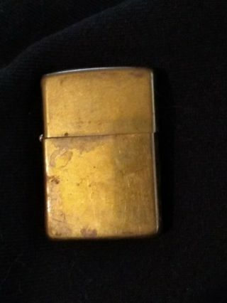 Zippo Anniversary 1932 - 1988 Solid Brass Vintage Lighter,  Usa
